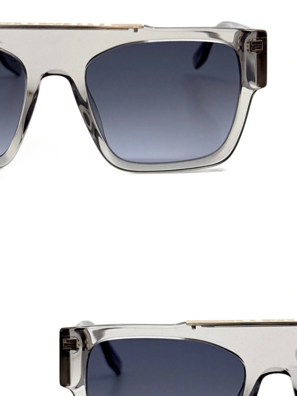 Marc Jacobs Black Oversized Square Sunglasses unisex